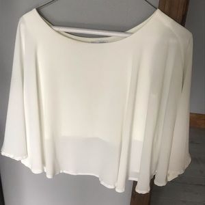 Zara crop top white size XS/Small